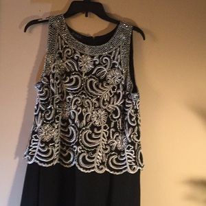 Hand beaded gown